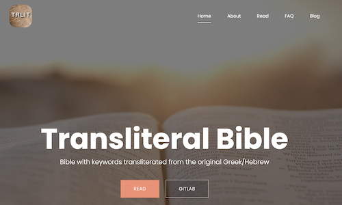 Transliteral Bible